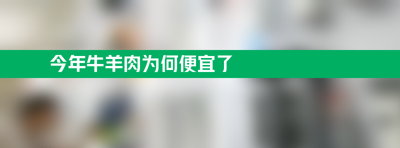 牛羊肉为何便宜了？对养殖端有什么影响？