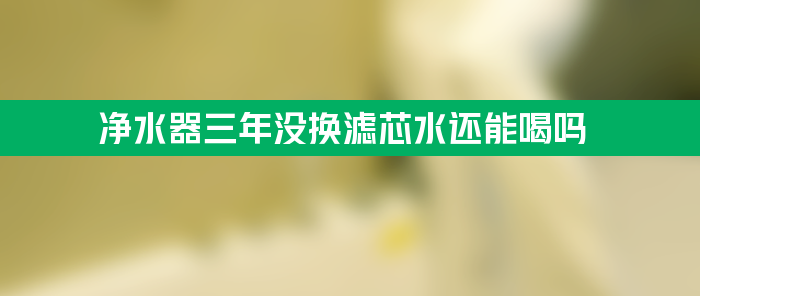 净水器三年没换滤芯水还能喝吗？