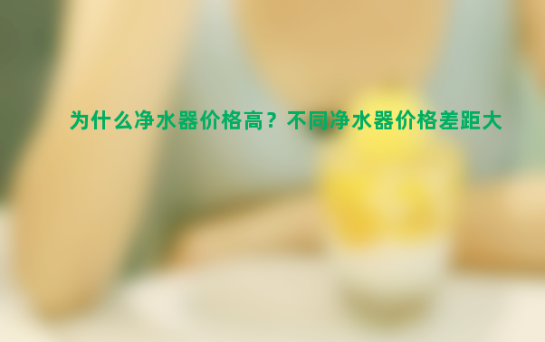 为什么净水器价格高？不同净水器价格差距大 原因是什么