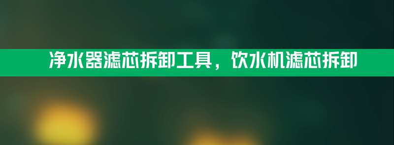 净水器滤芯拆卸工具 饮水机滤芯拆卸