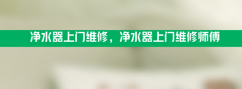 净水器上门维修 净水器上门维修师傅