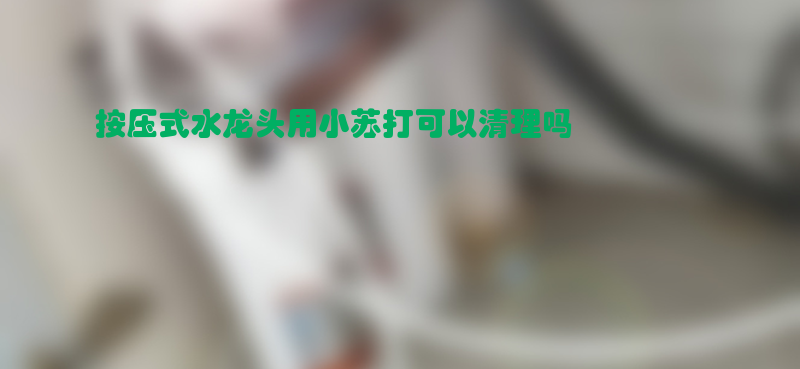 按压式水龙头用小苏打可以清理吗？