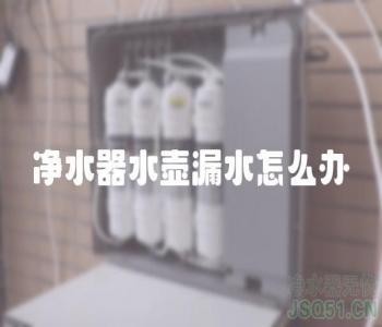 净水器水壶漏水怎么办