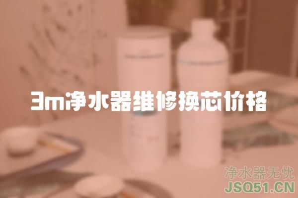 3m净水器维修换芯价格