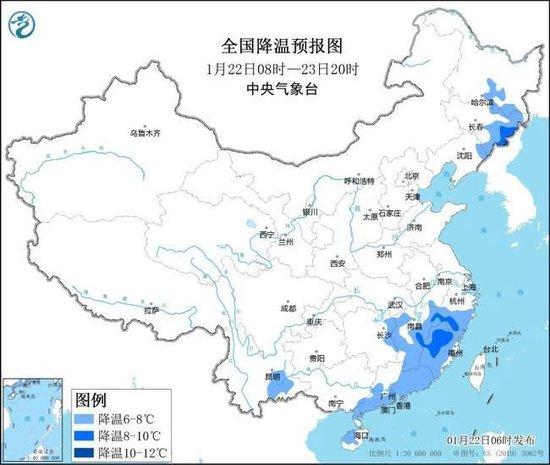 南方多地开启降雪模式 江南华南气温将创今冬新低